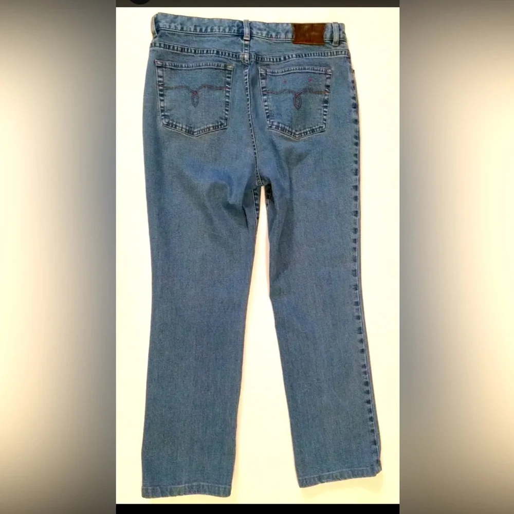 LRL Lauren Jeans Co Ralph Lauren High Waisted Mom Women’s Denim Pants Size 8p